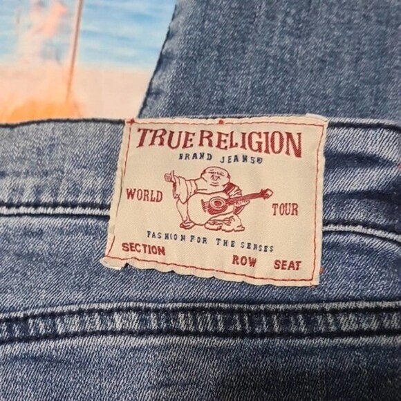 True Religion Rocco Relaxed Skinny Jeans Size 38x33 New - Picture 4 of 6